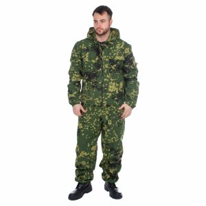 Костюм Стрелок (тк.Смесовая) брюки HUNTSMAN, КМФ горох