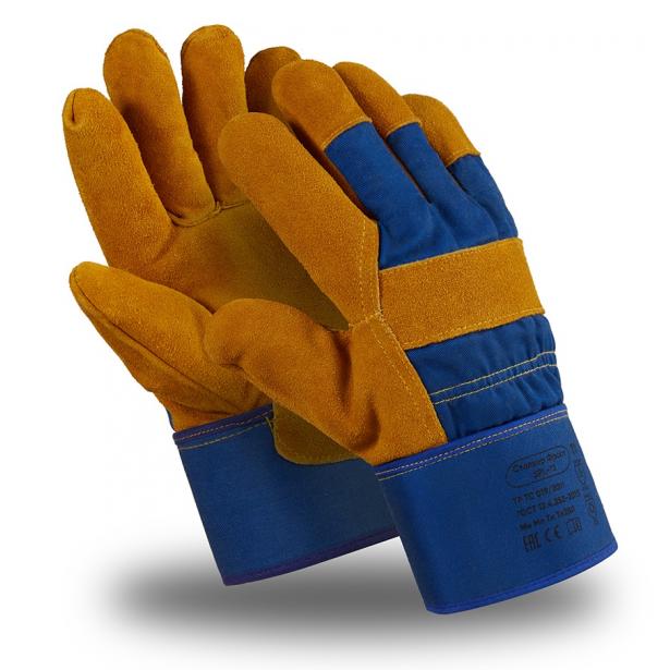 Перчатки Manipula Specialist® Сталкер Фрост (спилок/ткань+иск.мех), SPL-73/WG-791